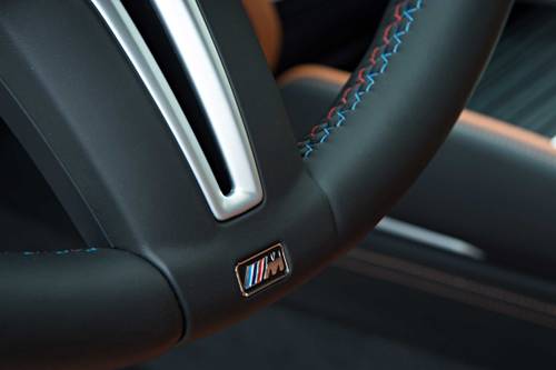 BMW X6 M 4dr SUV Steering Wheel Detail