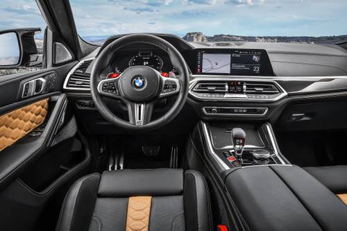 2020 BMW X6 M Competition 4dr SUV Steering Wheel Detail