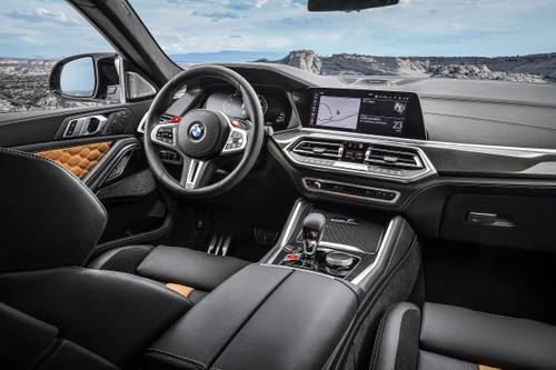 2020 BMW X6 M Competition 4dr SUV Steering Wheel Detail