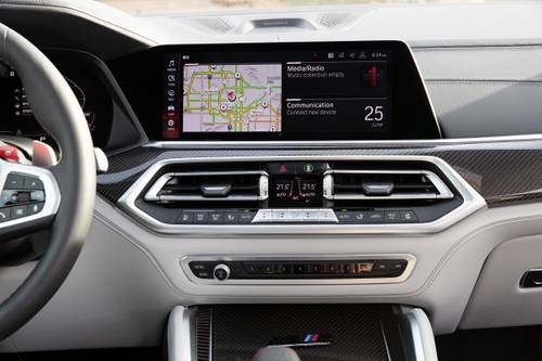 BMW X6 M 4dr SUV Center Console. Competition Package Shown.