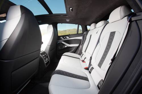 BMW X6 M 4dr SUV Rear Interior. Competition Package Shown.