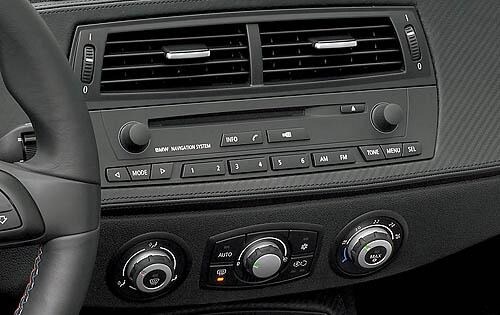 2008 BMW Z4 M Center Console