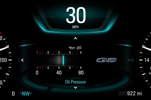 2017 Buick Regal GS Sedan Gauge Cluster