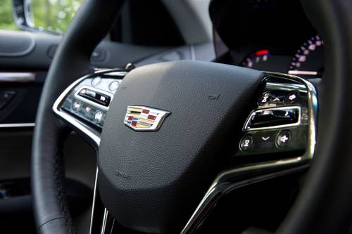 Cadillac ATS Premium Performance Coupe Steering Wheel Detail