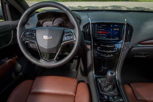 Cadillac ATS Premium Performance Coupe Steering Wheel Detail
