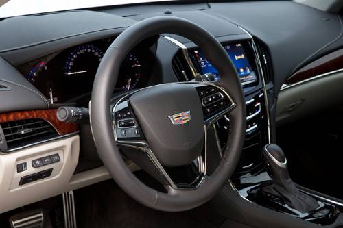 Cadillac ATS Premium Performance Coupe Steering Wheel Detail