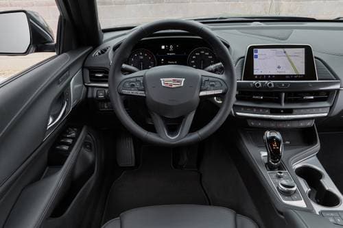 2023 Cadillac CT4 Premium Luxury Sedan Steering Wheel Detail
