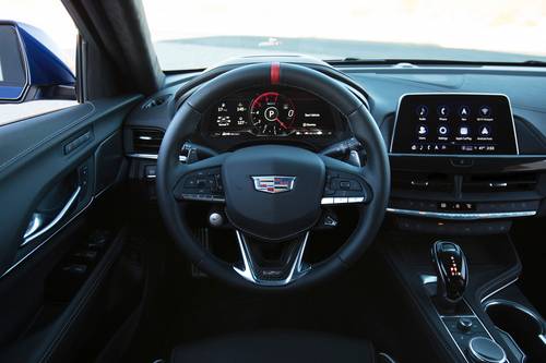 2025 Cadillac CT4 V Blackwing Sedan Steering Wheel Detail
