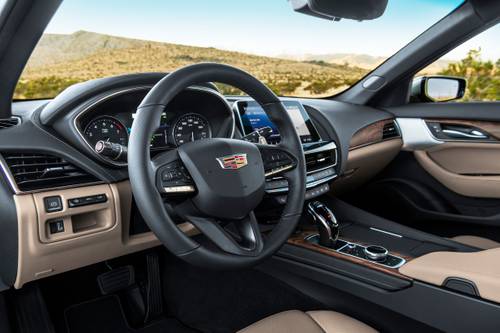 2024 Cadillac CT5 Premium Luxury Sedan Steering Wheel Detail