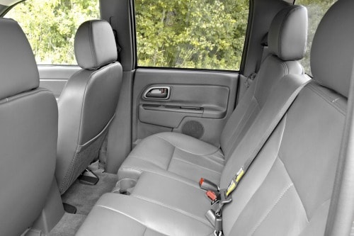 2007 Chevrolet Colorado LT Crew Cab Pickup Rear Interior