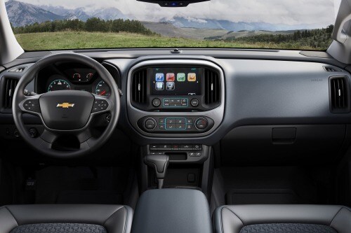 2016 Chevrolet Colorado Z71 Crew Cab Pickup Dashboard Shown