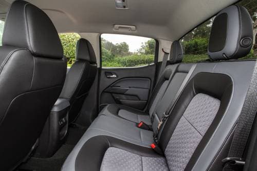 Chevrolet Colorado Z71 Crew Cab Pickup Rear Interior