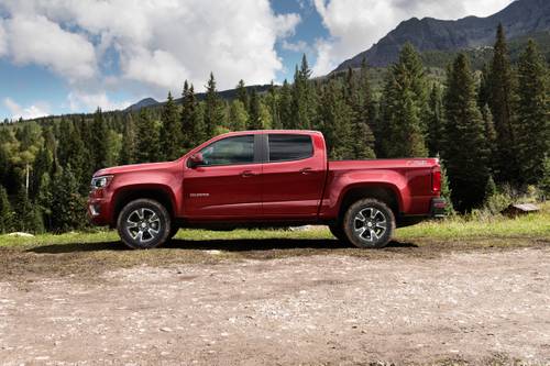 Chevrolet Colorado Z71 Crew Cab Pickup Profile Shown