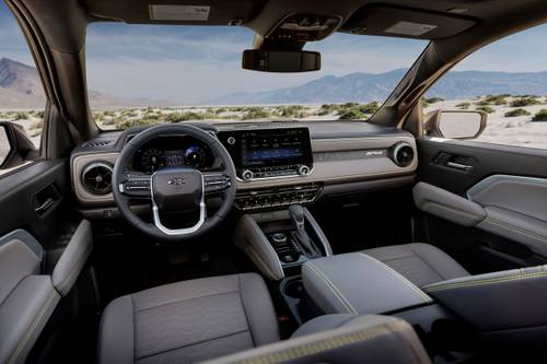Chevrolet Colorado ZR2 Crew Cab Pickup Dashboard. Desert Boss Package Shown.