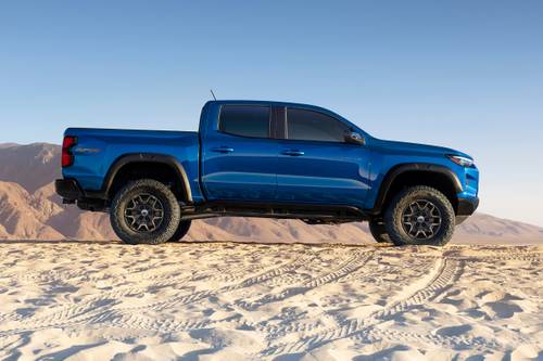 Chevrolet Colorado ZR2 Crew Cab Pickup Profile. Desert Boss Package Shown.