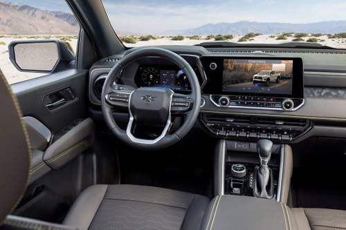 Chevrolet Colorado ZR2 Crew Cab Pickup Steering Wheel Detail. Desert Boss Package Shown.