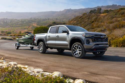 2024 Chevrolet Colorado Z71 Crew Cab Pickup Lifestyle Exterior. Convenience Package III Shown.