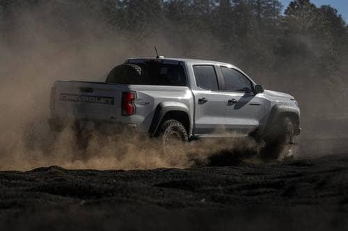2026 Chevrolet Colorado ZR2 Crew Cab Pickup Lifestyle Exterior. Bison Edition Shown.
