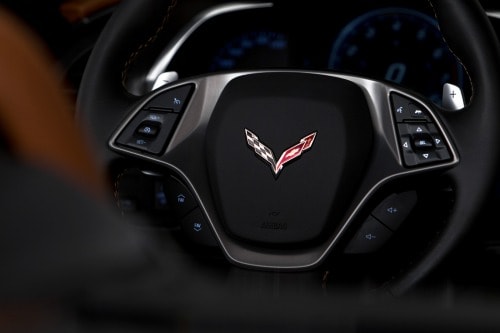 2014 Chevrolet Corvette Stingray Convertible Steering Wheel Detail