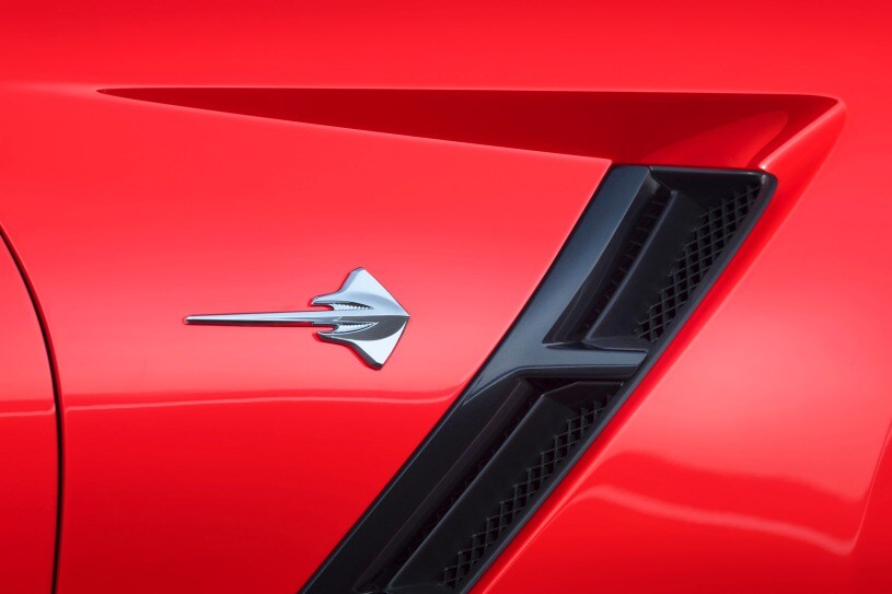 2014 Chevrolet Corvette Stingray Z51 Coupe Front Badge 2014 Chevrolet Corvette Stingray Z51 Coupe Front Badge