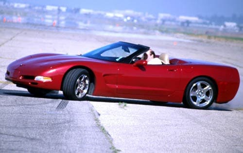 2000 Chevrolet Corvette Convertible Action Detail