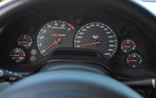 2002 Chevrolet Corvette Z06 Gauge Cluster