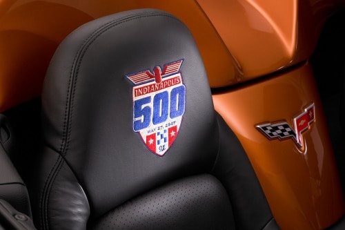 2007 Chevrolet Corvette Indy Pace Car Edition Convertible Seat Badge Detail