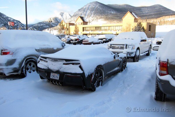 Driving In A Blizzard 2014 Chevrolet Corvette Stingray