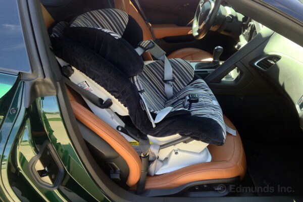 2018 Chevrolet Corvette Stingray Edmunds Road Test 2018 Chevrolet Corvette Stingray, Child Car Seat In Corvette
