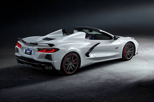 2023 Chevrolet Corvette Stingray Convertible Exterior. 70th Anniversary Pkg Show.