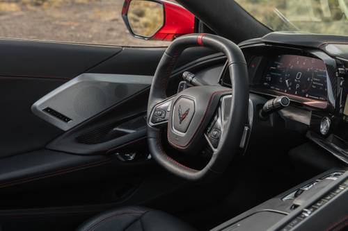 2023 Chevrolet Corvette Stingray Coupe Steering Wheel Detail
