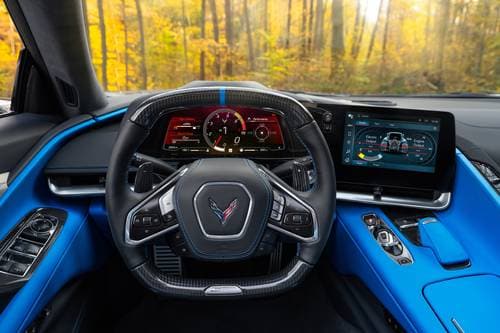 2024 Chevrolet Corvette E-Ray Coupe Steering Wheel Detail