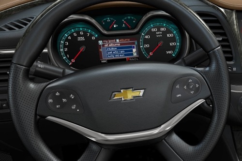2017 Chevrolet Impala Premier Sedan Steering Wheel Detail