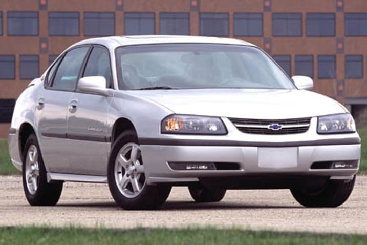 The 2003 Chevrolet Impala is one of the vehicles subject to GM's recall due to a risk of engine fires.