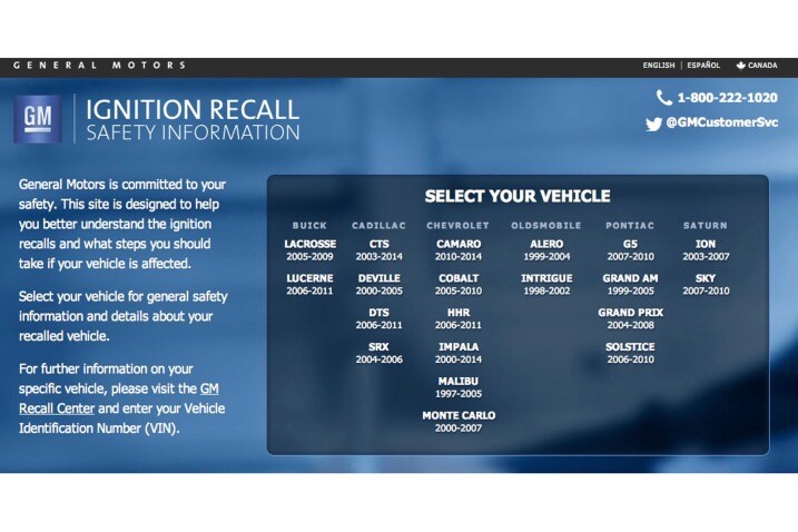 GM Improves Ignition-Switch Recall Web Site To Aid Consumers | Edmunds