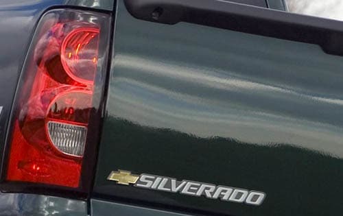 2006 Chevrolet Silverado Rear Badging