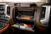 2017 Chevrolet Silverado 1500 High Country Crew Cab Pickup Storage Bin Detail
