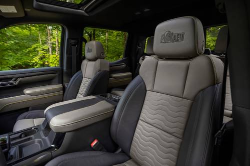2025 Chevrolet Silverado 1500 ZR2 Crew Cab Pickup Interior Detail. Bison Package Shown.