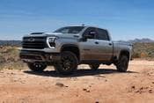 2025 Chevrolet Silverado 2500HD LTZ Crew Cab Pickup Exterior. Trail Boss Package Shown.