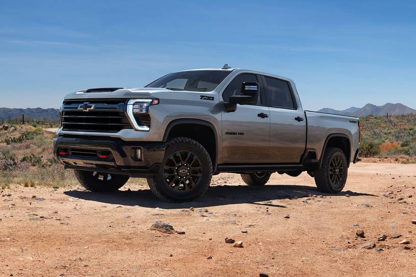 2025 Chevrolet Silverado 2500HD LTZ Crew Cab Pickup Exterior. Trail Boss Package Shown.