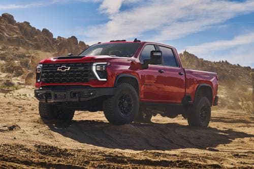 2025 Chevrolet Silverado 2500HD ZR2 Crew Cab Pickup Exterior. Bison Edition Shown.
