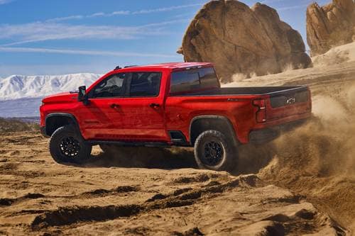 2025 Chevrolet Silverado 2500HD ZR2 Crew Cab Pickup Exterior. Bison Edition Shown.