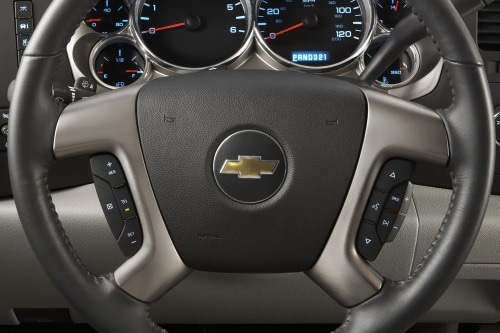 2012 Chevrolet Silverado 3500HD Crew Cab Pickup Steering Wheel Detail