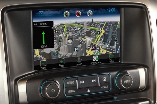 2017 Chevrolet Silverado 3500HD LTZ Crew Cab Pickup Navigation System