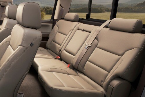 2017 Chevrolet Silverado 3500HD LTZ Crew Cab Pickup Rear Interior