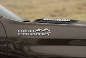 Chevrolet Silverado 3500HD High Country Crew Cab Pickup Fender Badge. Optional Engine Shown.