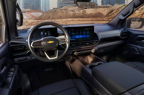 2025 Chevrolet Silverado EV Work Truck Max Range Fleet Crew Cab Pickup Dashboard