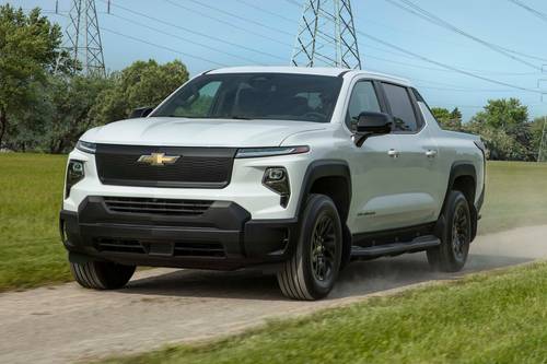 2025 Chevrolet Silverado EV Work Truck Max Range Fleet Crew Cab Pickup Exterior