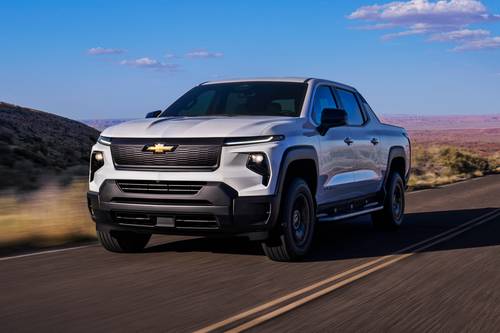 2025 Chevrolet Silverado EV Work Truck Max Range Fleet Crew Cab Pickup Exterior