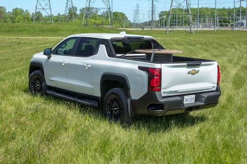 2025 Chevrolet Silverado EV Work Truck Max Range Fleet Crew Cab Pickup Exterior